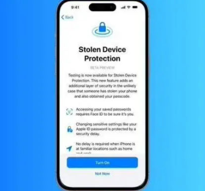 下城苹果授权维修店分享被盗设备保护功能开启方法 