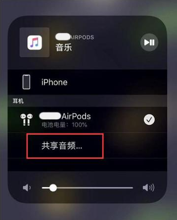 下城苹果14音频维修点分享iPhone14音频共享设置方法 