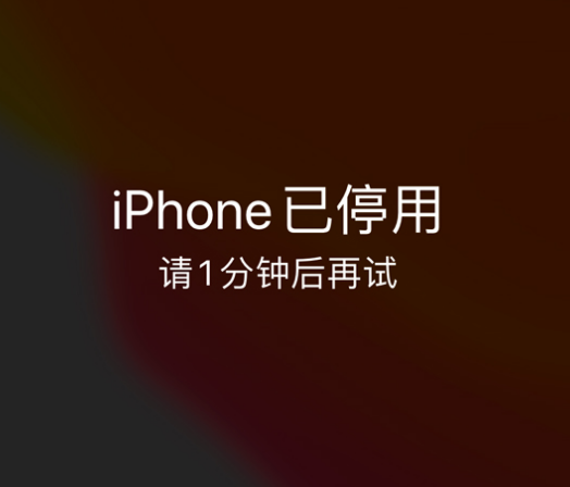 下城苹果手机维修分享:iPhone 显示“不可用”或“已停用”怎么办？还能保留数据吗？ 