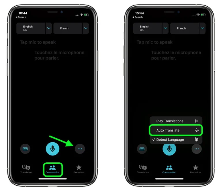 下城苹果手机维修分享iOS 15 “翻译” App 新改进 