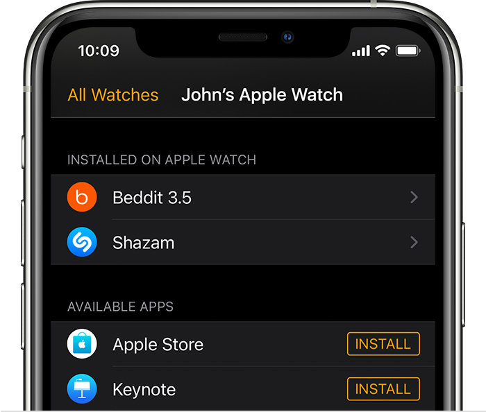 下城苹果手机维修分享如何在 Apple Watch 上下载应用 